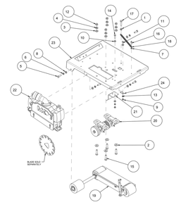 Section 03 Diagram and Parts List for SRX-150 172023-H MK Diamond Concrete Saw